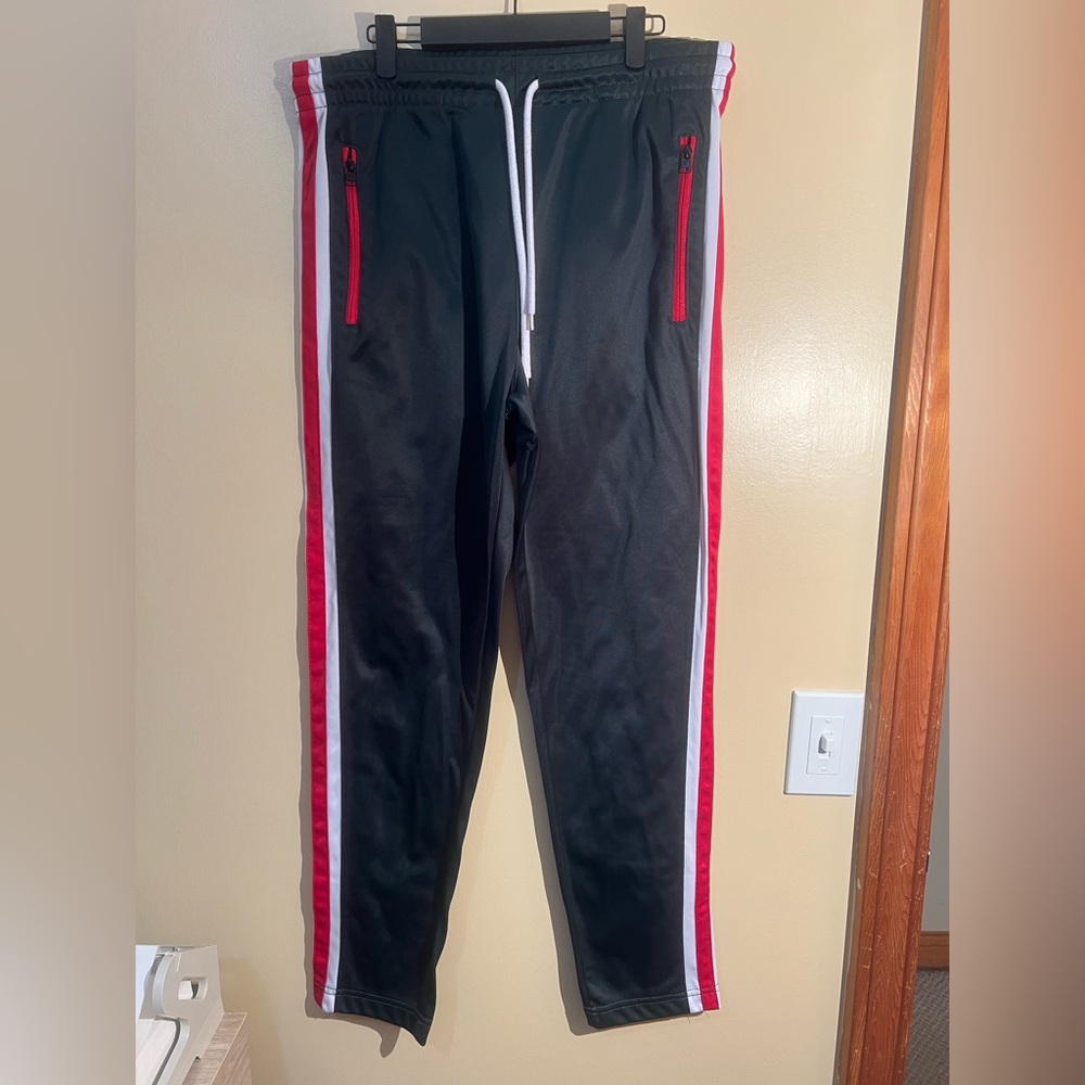 Men’s South Pole Hunter Green Athletic Track Pants Size XL - Picture 1 of 5